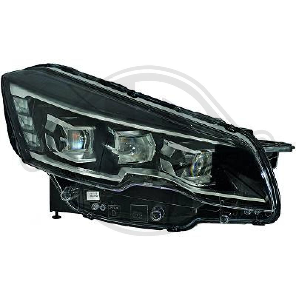 DIEDERICHS Forlygte 4244184 højre for PEUGEOT
