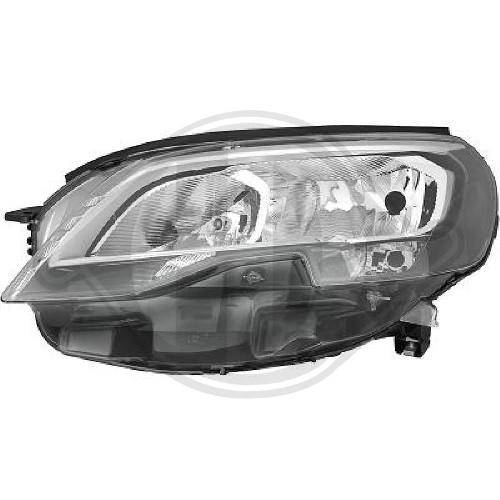 DIEDERICHS Forlygte 4292981 PY21W venstre for PEUGEOT