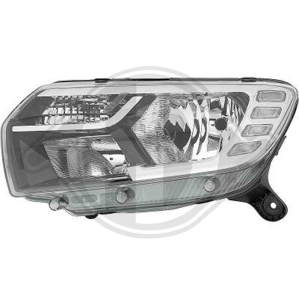 DIEDERICHS Forlygte 4456181 PY21W venstre for RENAULT