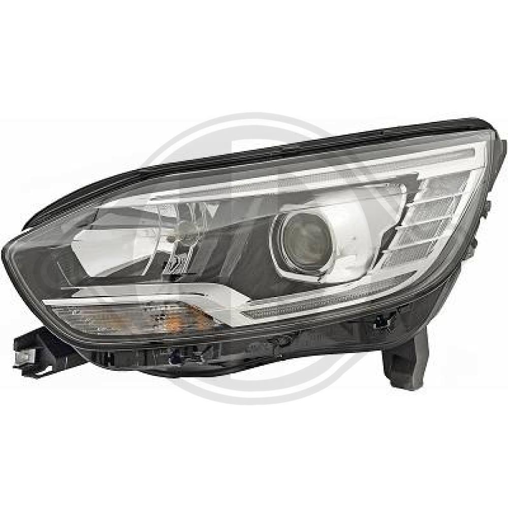 DIEDERICHS Forlygte 4467481 H7/H7 venstre for RENAULT