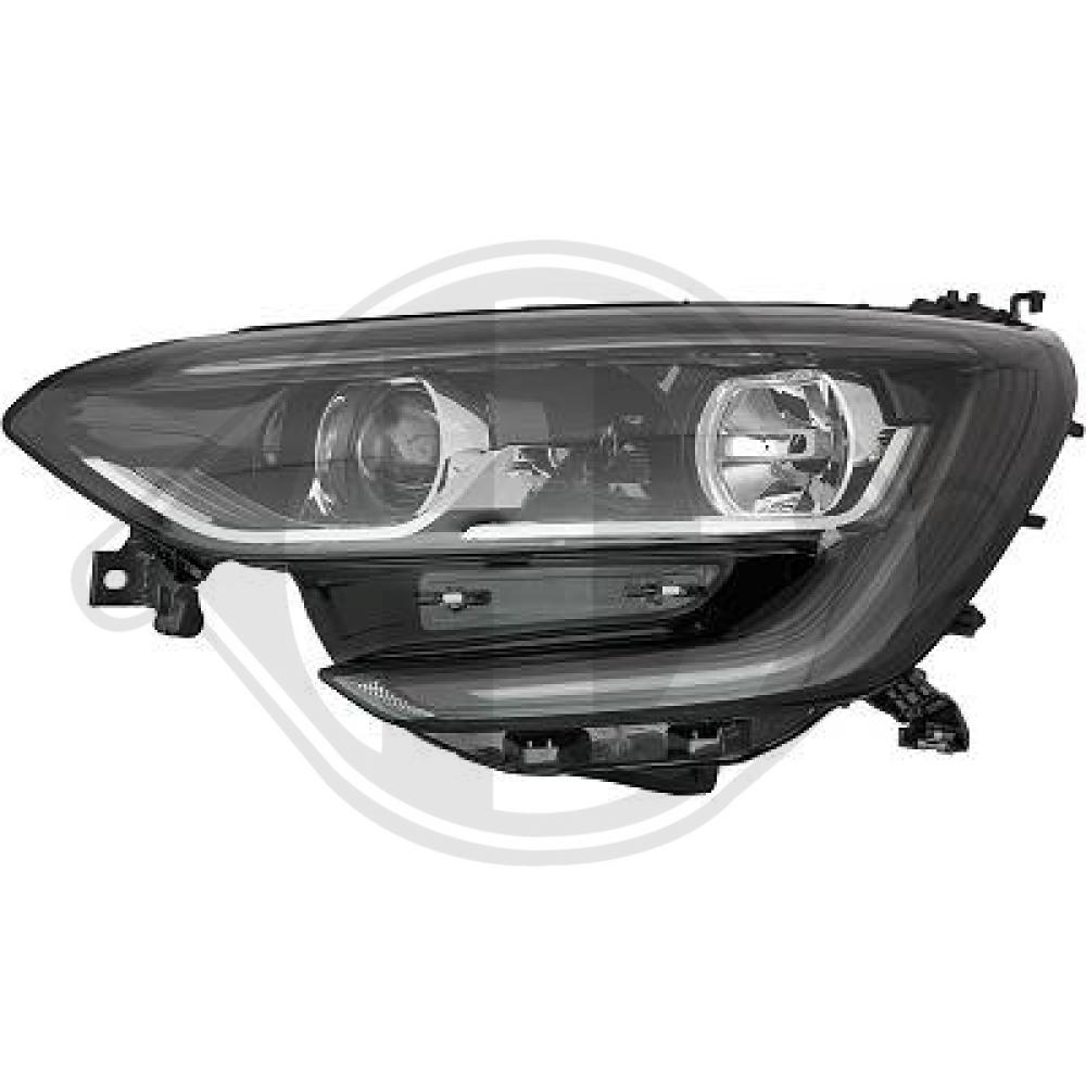 DIEDERICHS Forlygte 4467981 H7/H7 venstre for RENAULT