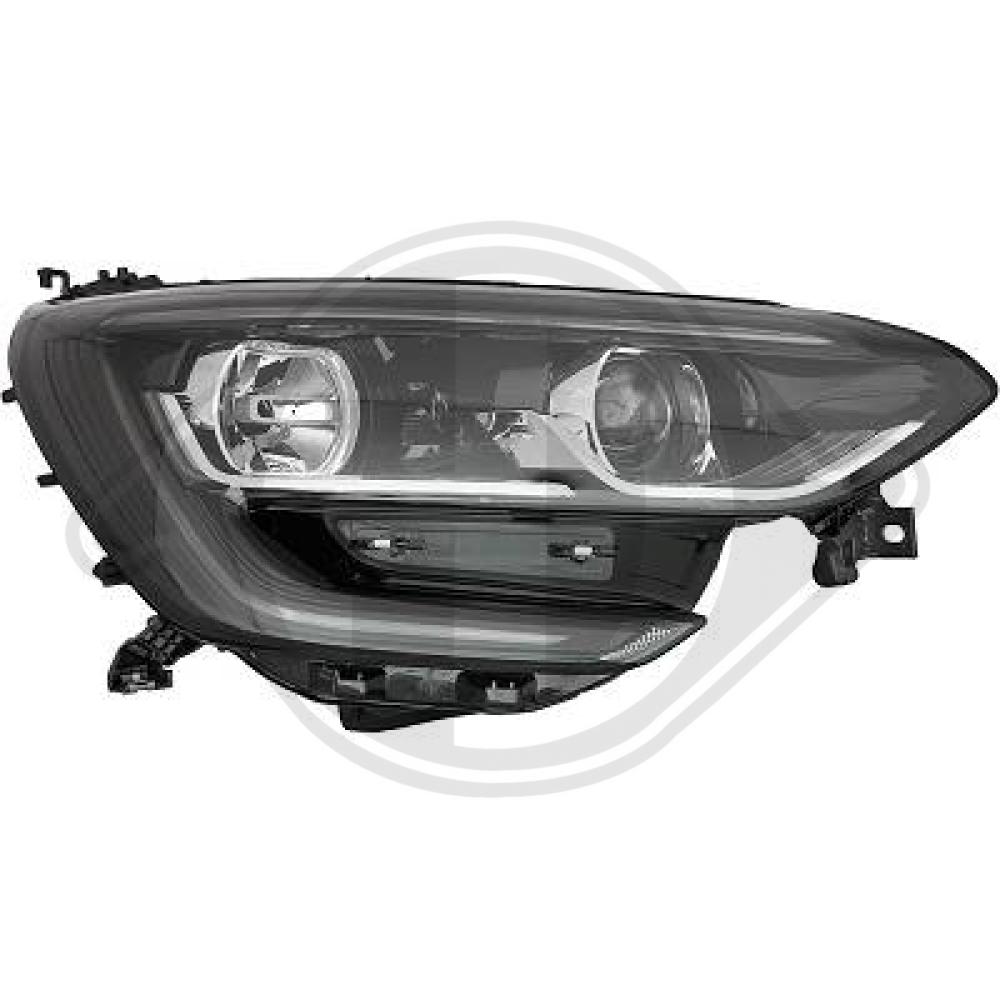 DIEDERICHS Forlygte 4467980 H7/H7 højre for RENAULT
