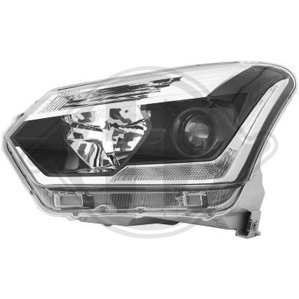 DIEDERICHS Forlygte 5404981 H11/HB3 venstre for ISUZU