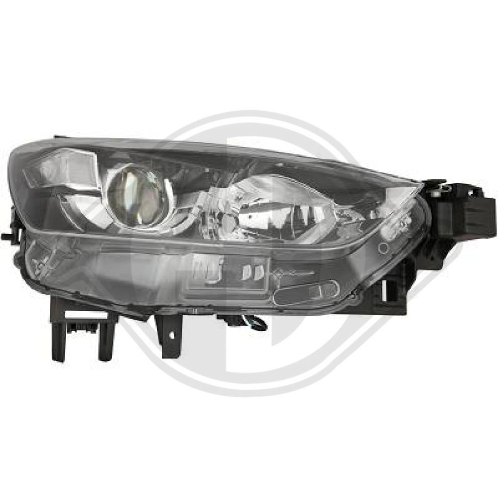 DIEDERICHS Forlygte 5645080 H15 højre for MAZDA