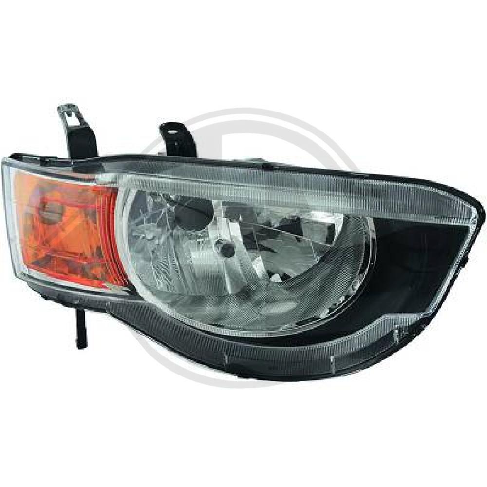 DIEDERICHS Forlygte 5807882 H4 højre for MITSUBISHI