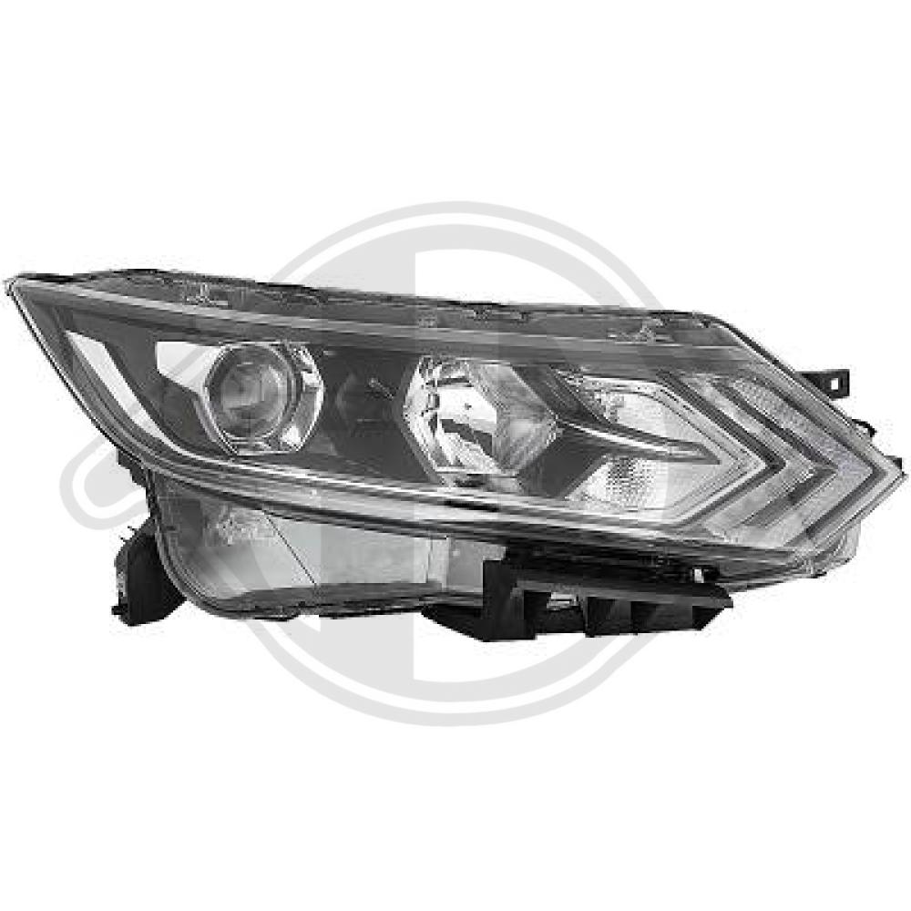 DIEDERICHS Forlygte 6046980 WY21W højre for NISSAN