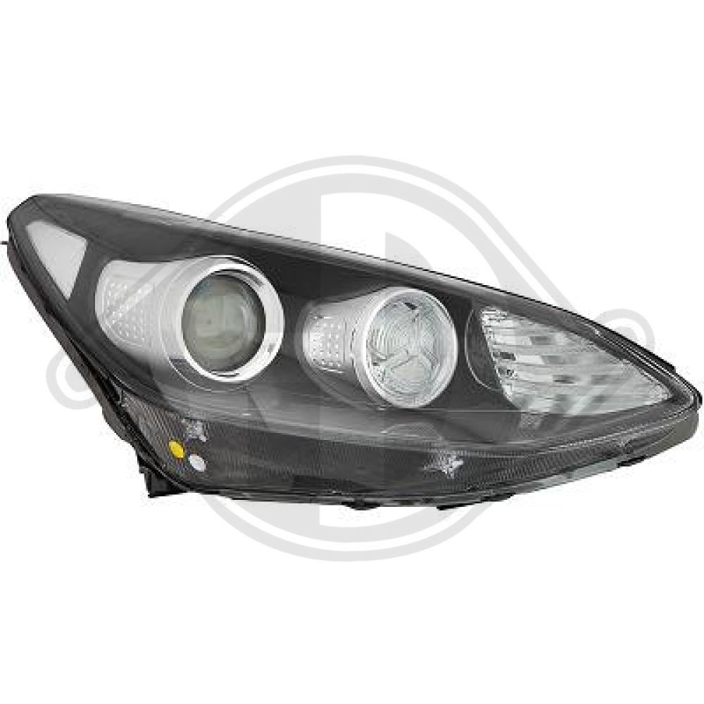 DIEDERICHS Forlygte 6523880 PY21W højre for KIA