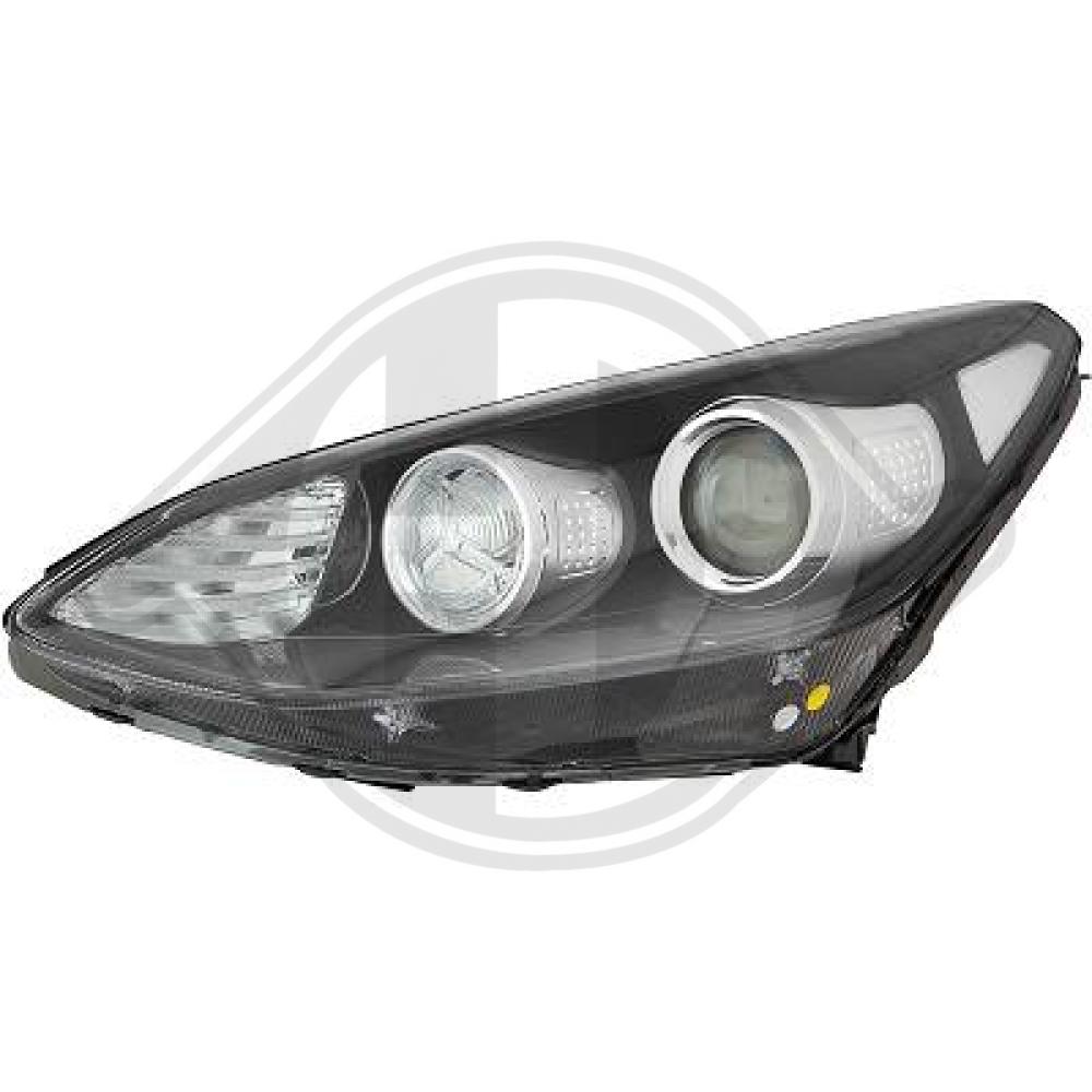 DIEDERICHS Forlygte 6523881 PY21W venstre for KIA