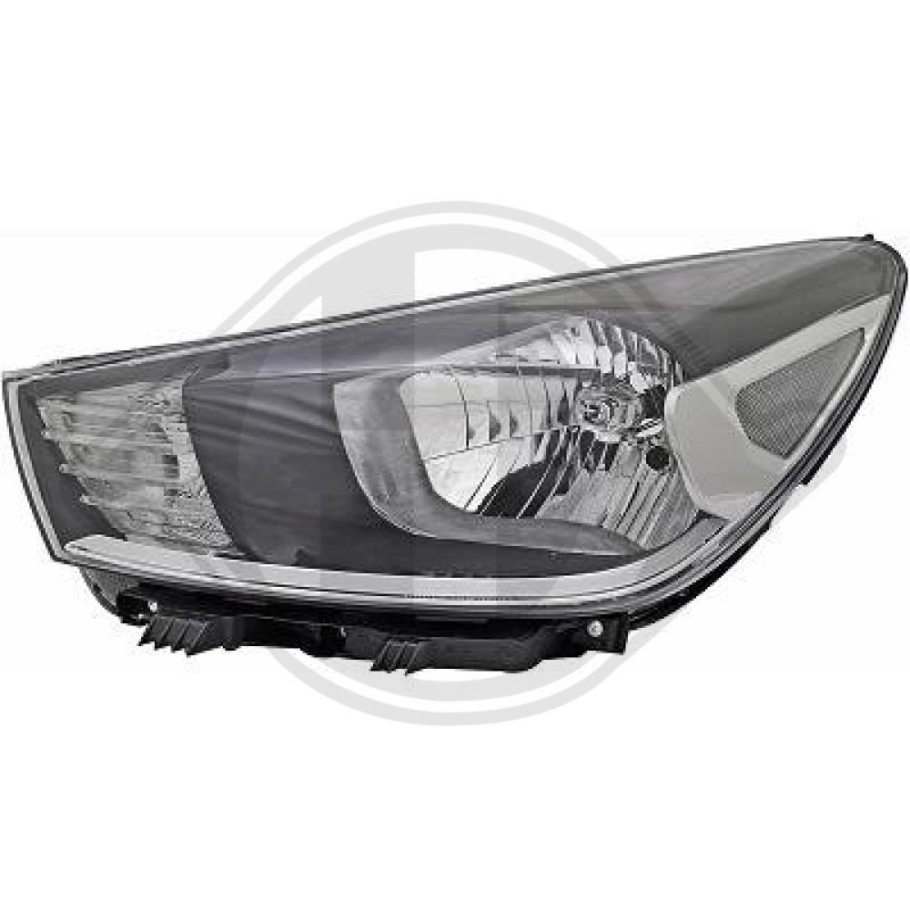 DIEDERICHS Forlygte 6543081 H4 venstre for KIA
