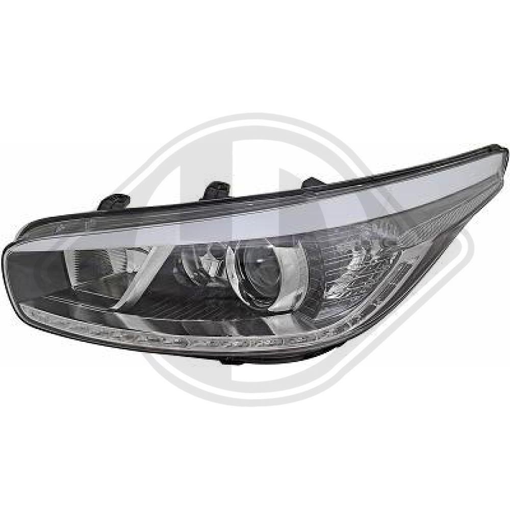 DIEDERICHS Forlygte 6554085 H7/H7/H7 venstre for KIA
