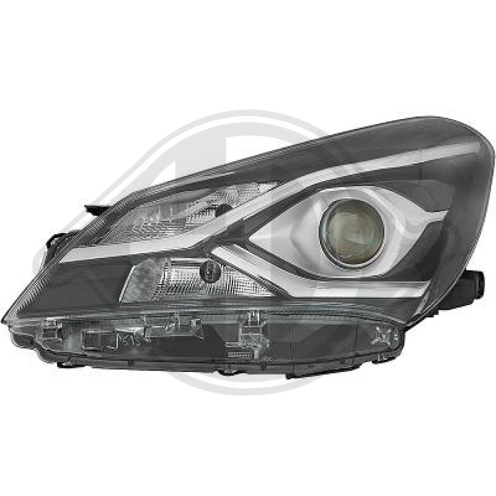 DIEDERICHS Forlygte 6607381 W21/5W venstre for TOYOTA