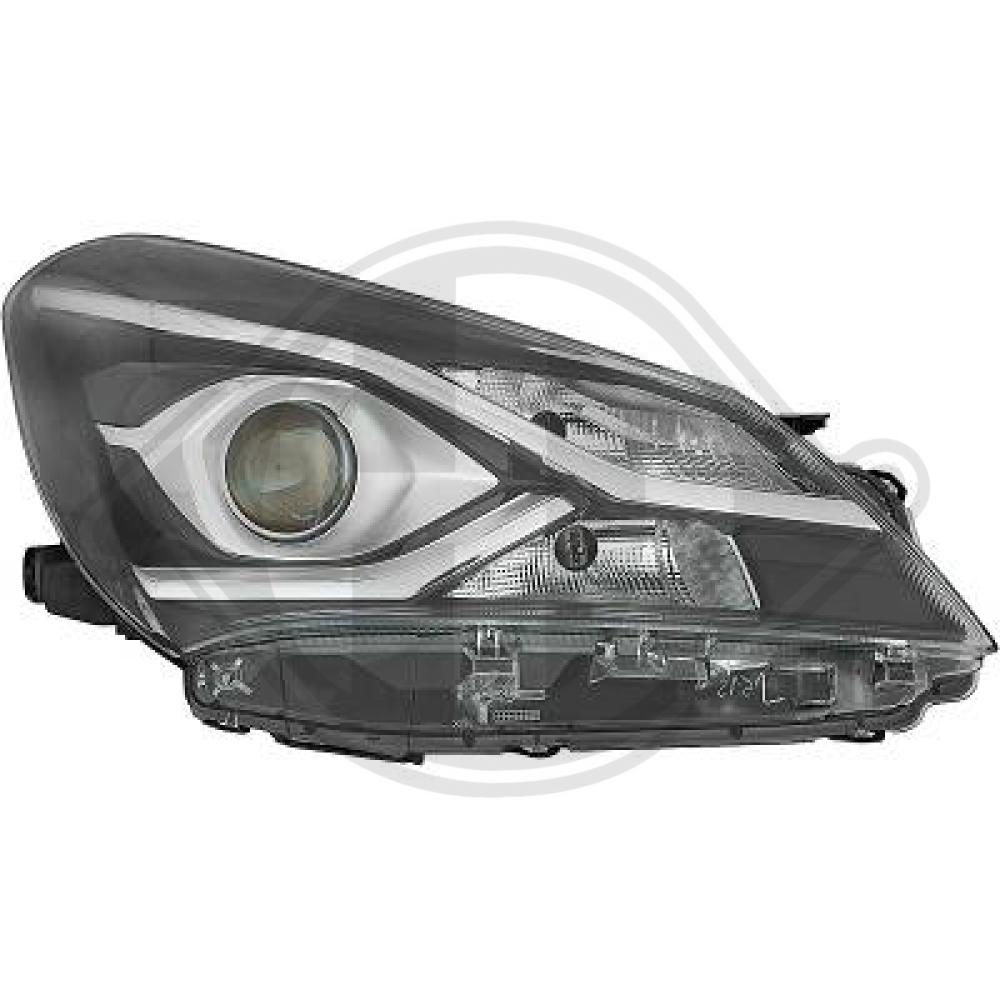 DIEDERICHS Forlygte 6607380 W21/5W højre for TOYOTA