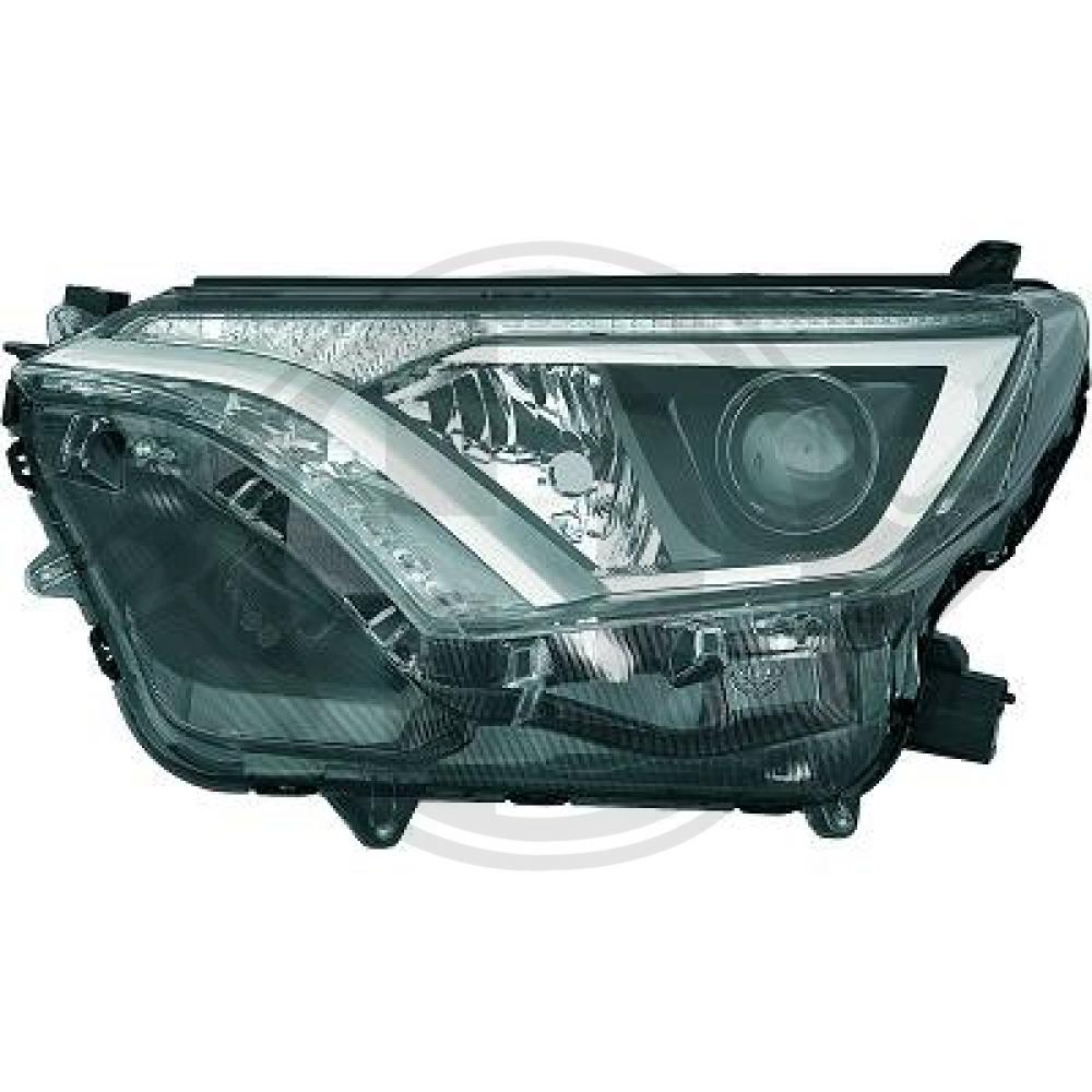 DIEDERICHS Forlygte 6687681 HIR2 venstre for TOYOTA