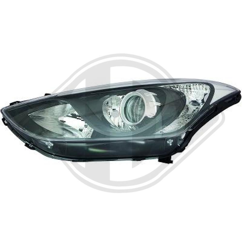 DIEDERICHS Forlygte 6836083 H7/H7/H7 venstre for HYUNDAI