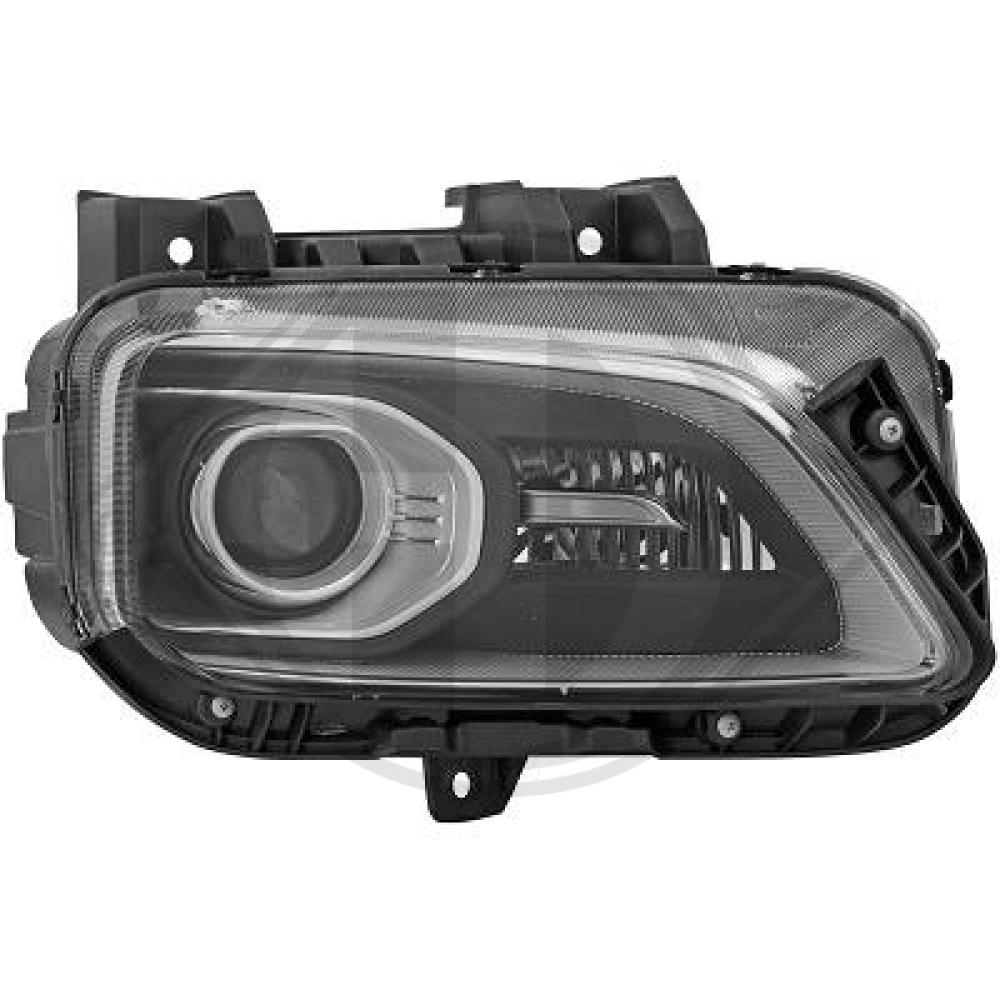 DIEDERICHS Forlygte 6815080 H7 højre for HYUNDAI