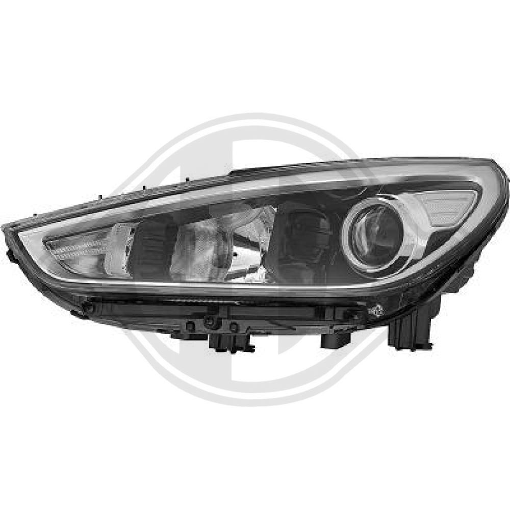 DIEDERICHS Forlygte 6837081 PY21W venstre for HYUNDAI