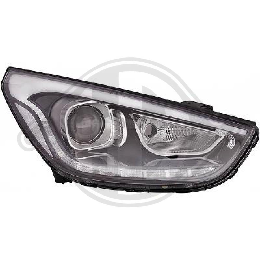 DIEDERICHS Forlygte 6861182 HIR2 højre for HYUNDAI
