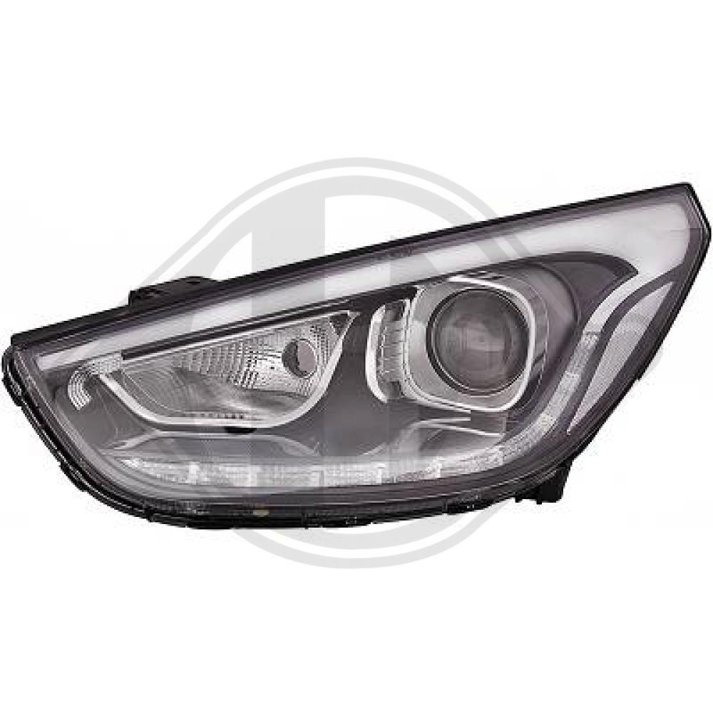 DIEDERICHS Forlygte 6861183 HIR2 venstre for HYUNDAI