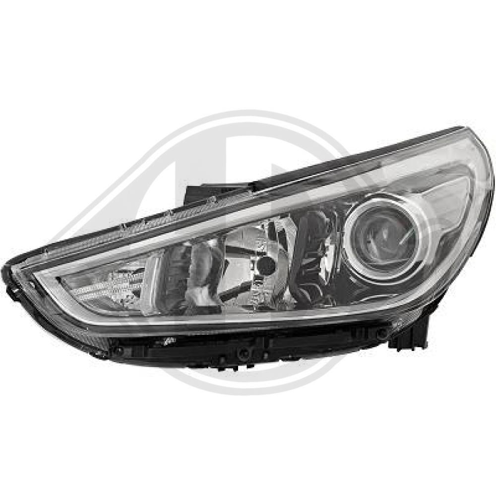 DIEDERICHS Forlygte 6837083 PY21W venstre for HYUNDAI