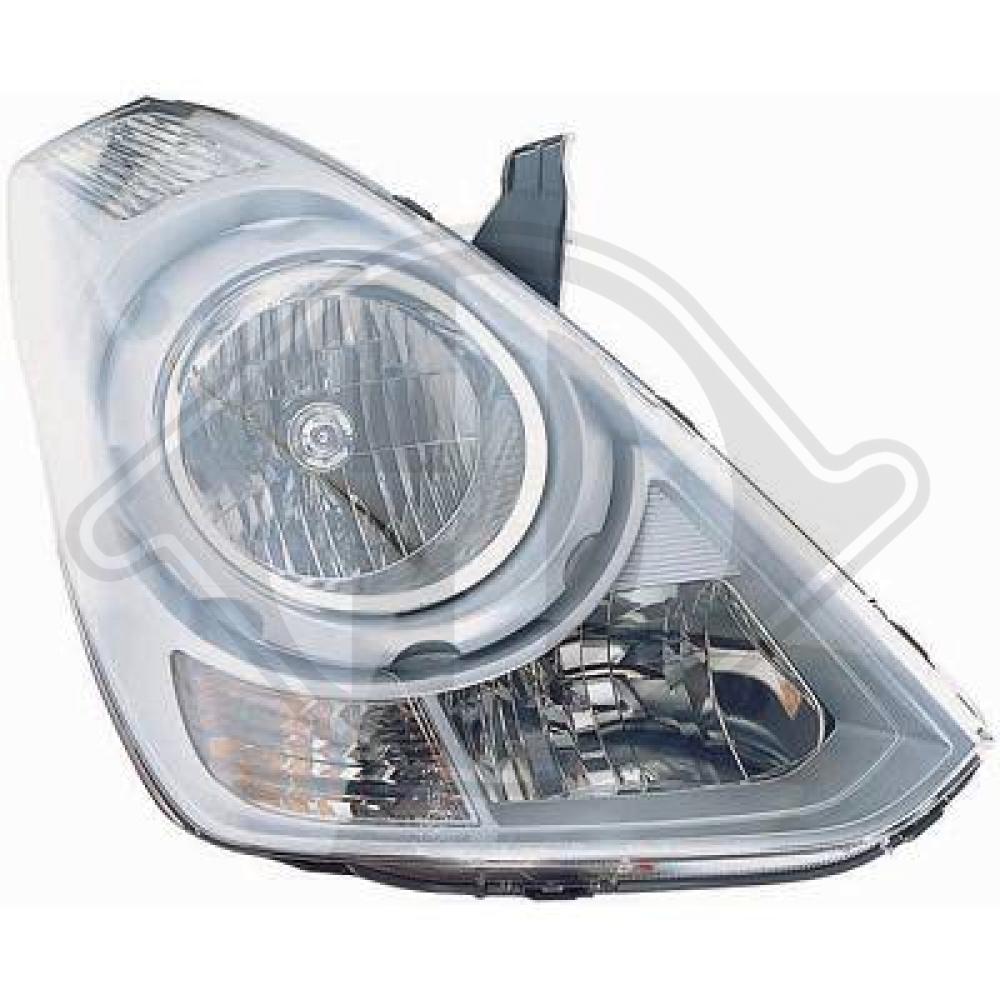 DIEDERICHS Forlygte 6883880 H1/H7 højre for HYUNDAI