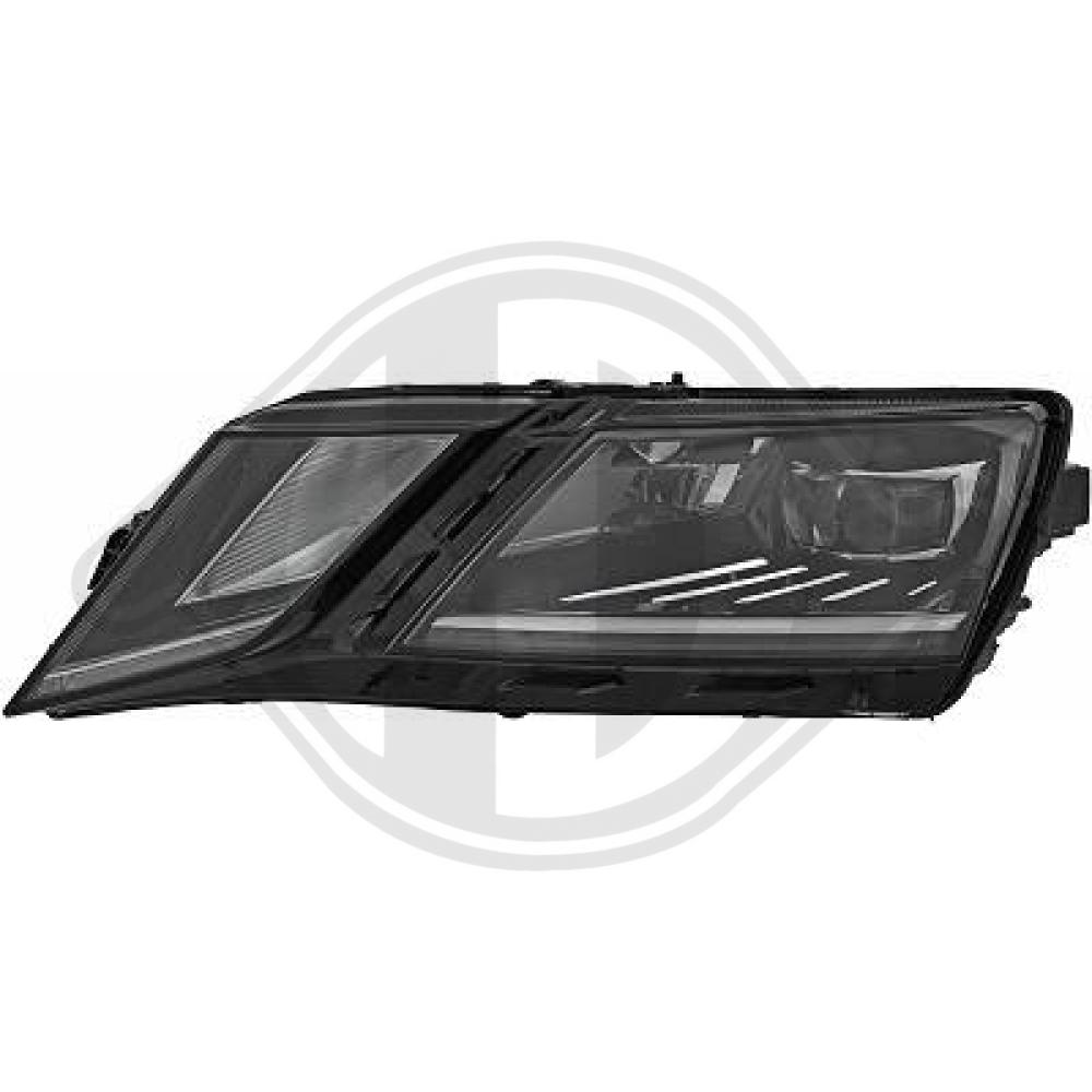 DIEDERICHS Forlygte 7832181 LED venstre for SKODA