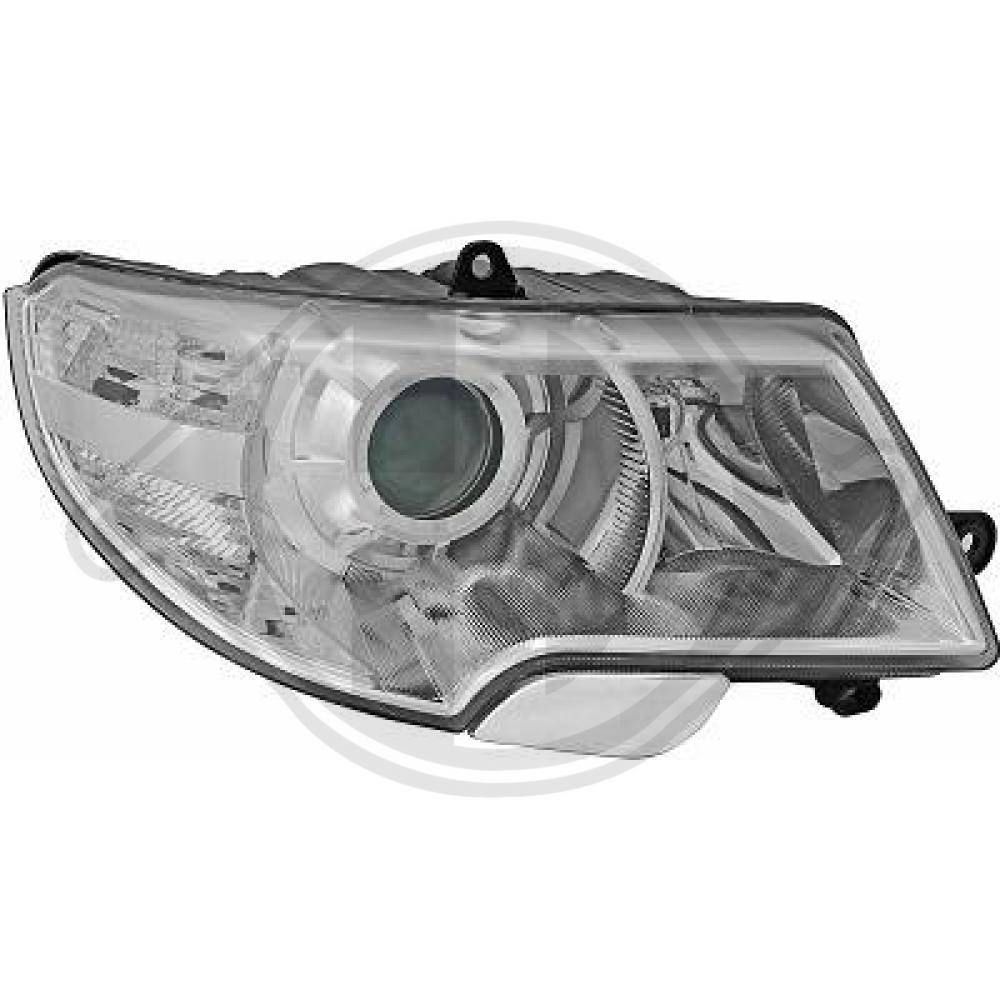 DIEDERICHS Forlygte 7840180 H7/H3 højre for SKODA