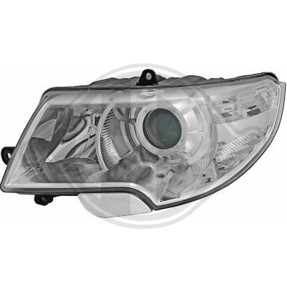 DIEDERICHS Forlygte 7840181 H7/H3 venstre for SKODA