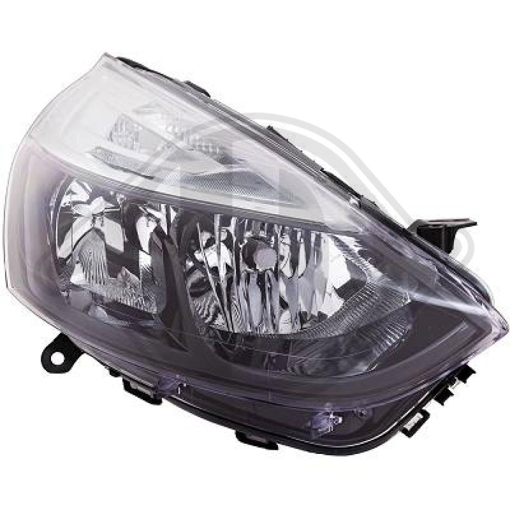 DIEDERICHS Forlygte 4416184 PY24W højre for RENAULT