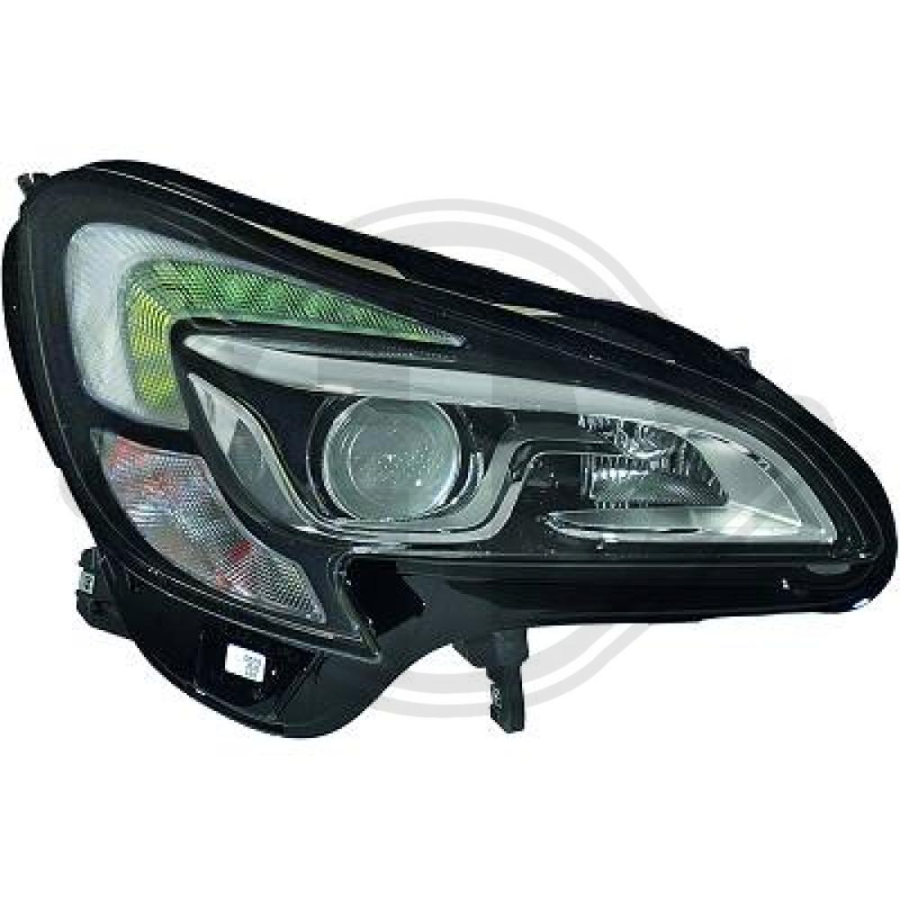 DIEDERICHS Forlygte 1815085 PSY24W venstre for GENERAL MOTORS OPEL