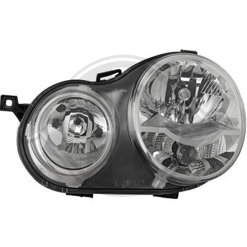 DIEDERICHS Forlygte 2205981 H7/H1 venstre for VW