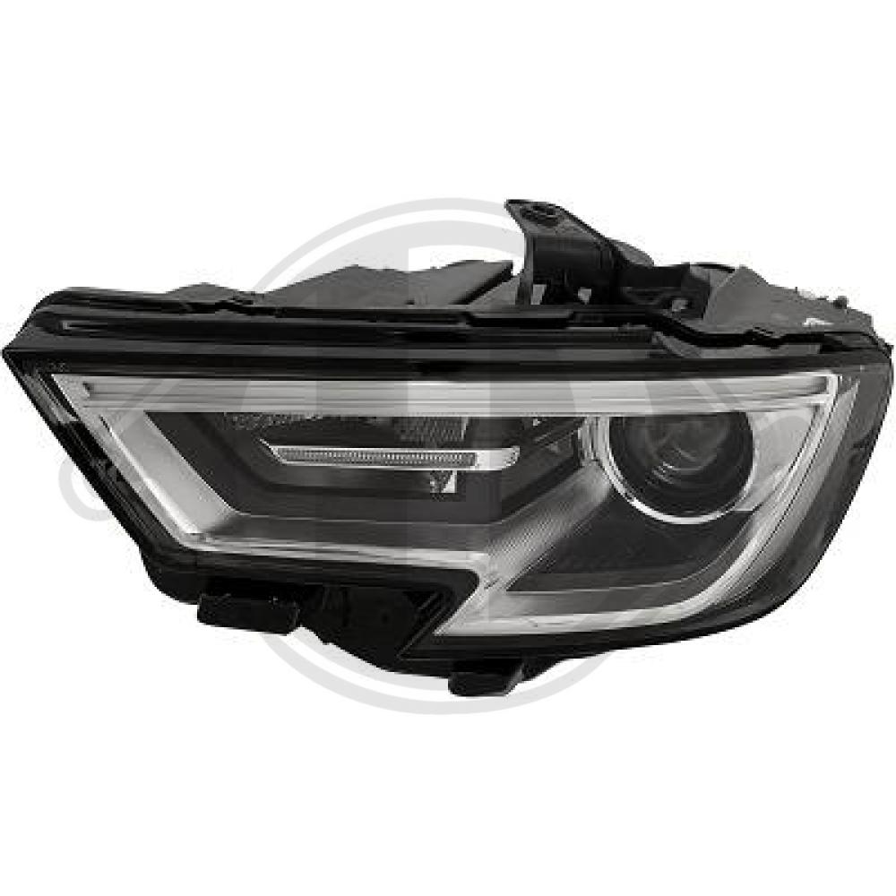 DIEDERICHS Forlygte 1033185 D5S venstre for AUDI