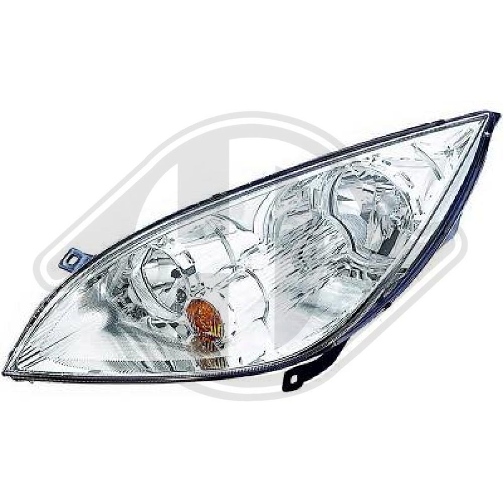 DIEDERICHS Forlygte 5807283 H7/H7 venstre for MITSUBISHI