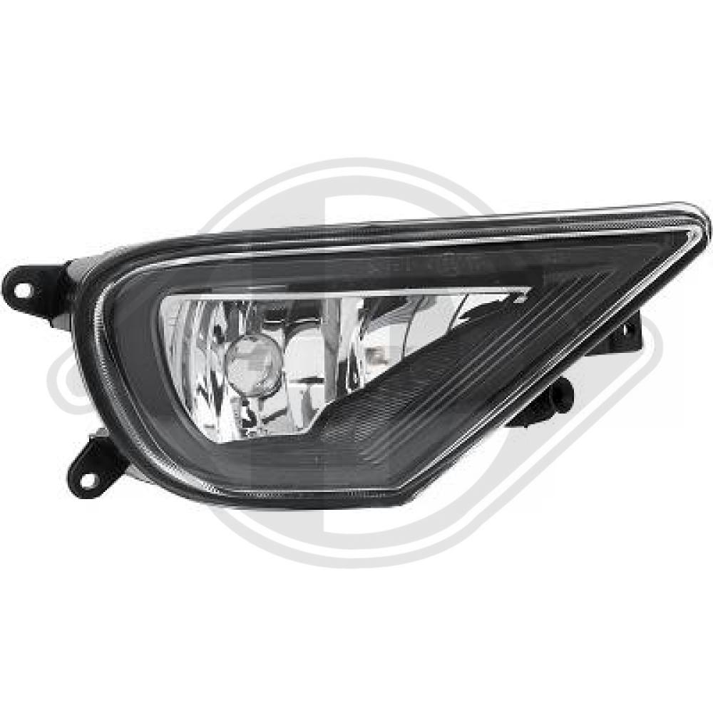 DIEDERICHS Tågelygte 2287188 H11 højre for VW