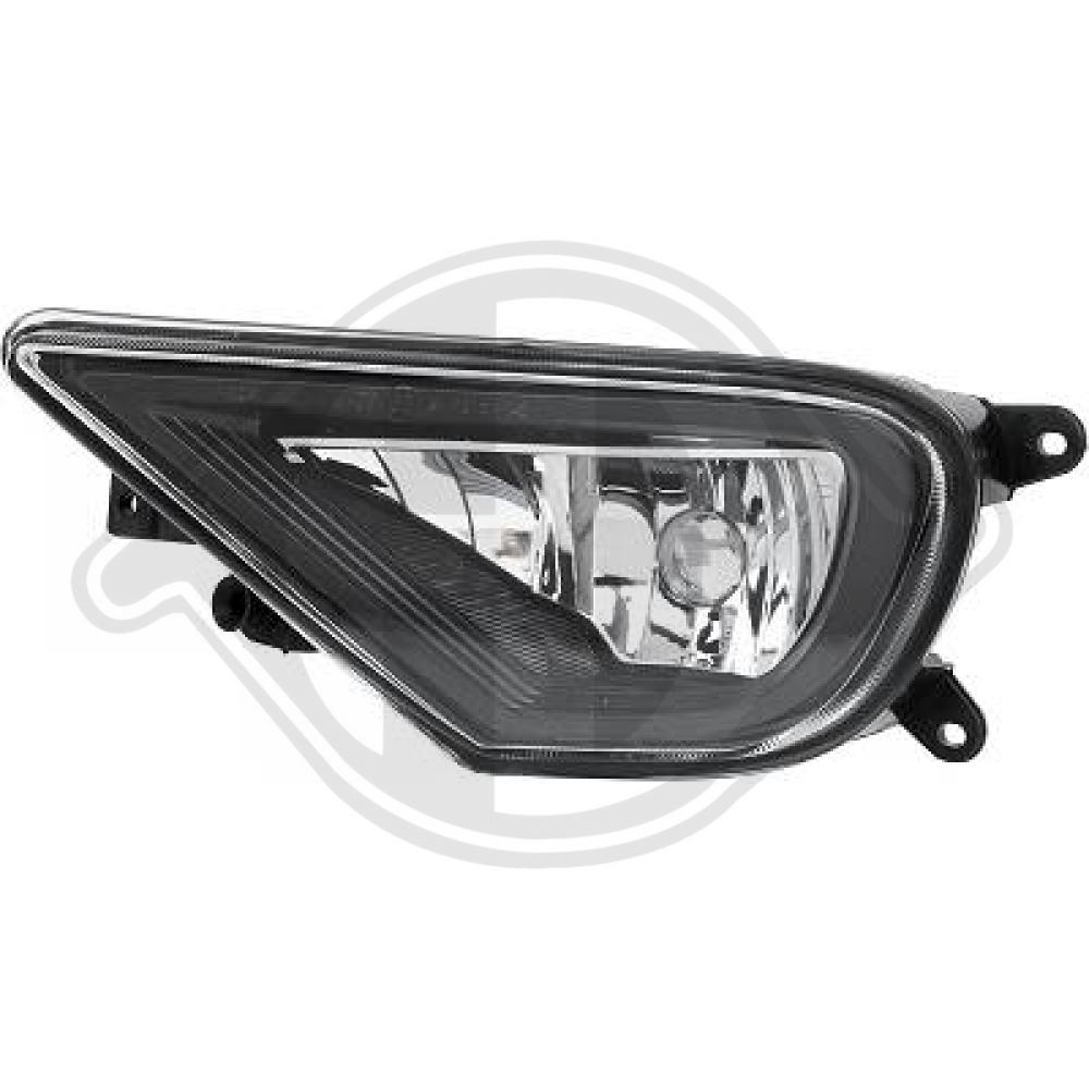 DIEDERICHS Tågelygte 2287189 H11 venstre for VW