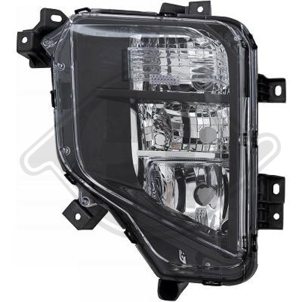 DIEDERICHS Tågelygte 5883989 P13W venstre for MITSUBISHI