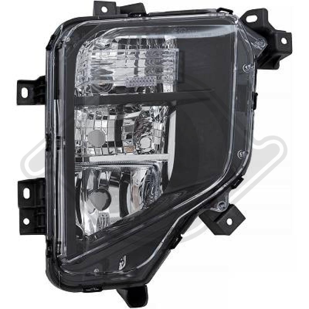 DIEDERICHS Tågelygte 5883988 P13W højre for MITSUBISHI