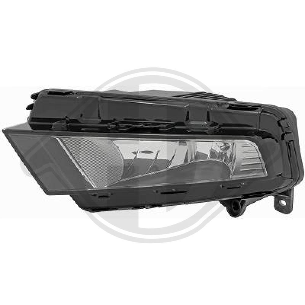 DIEDERICHS Tågelygte 7433488 H8 højre for SEAT