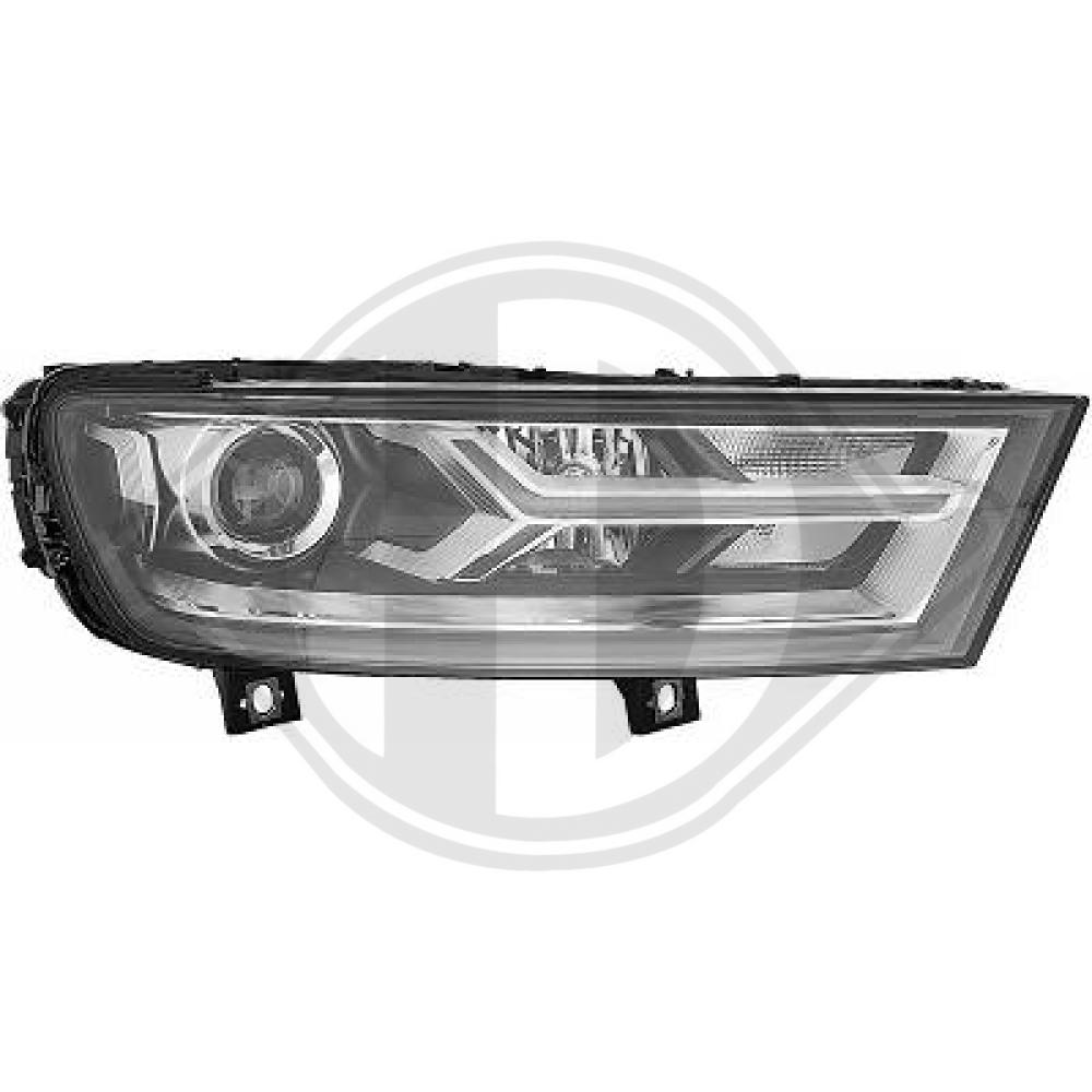DIEDERICHS Forlygte 1097980 H7 højre for AUDI