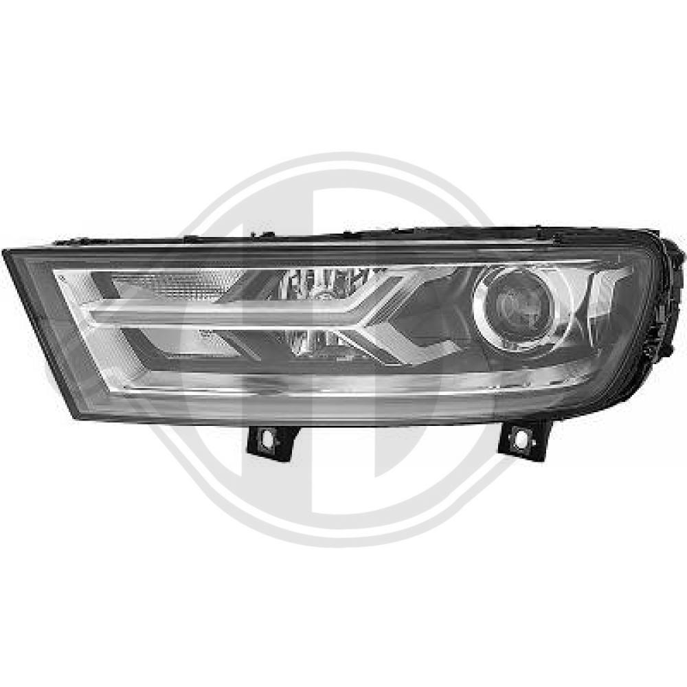DIEDERICHS Forlygte 1097981 H7 venstre for AUDI