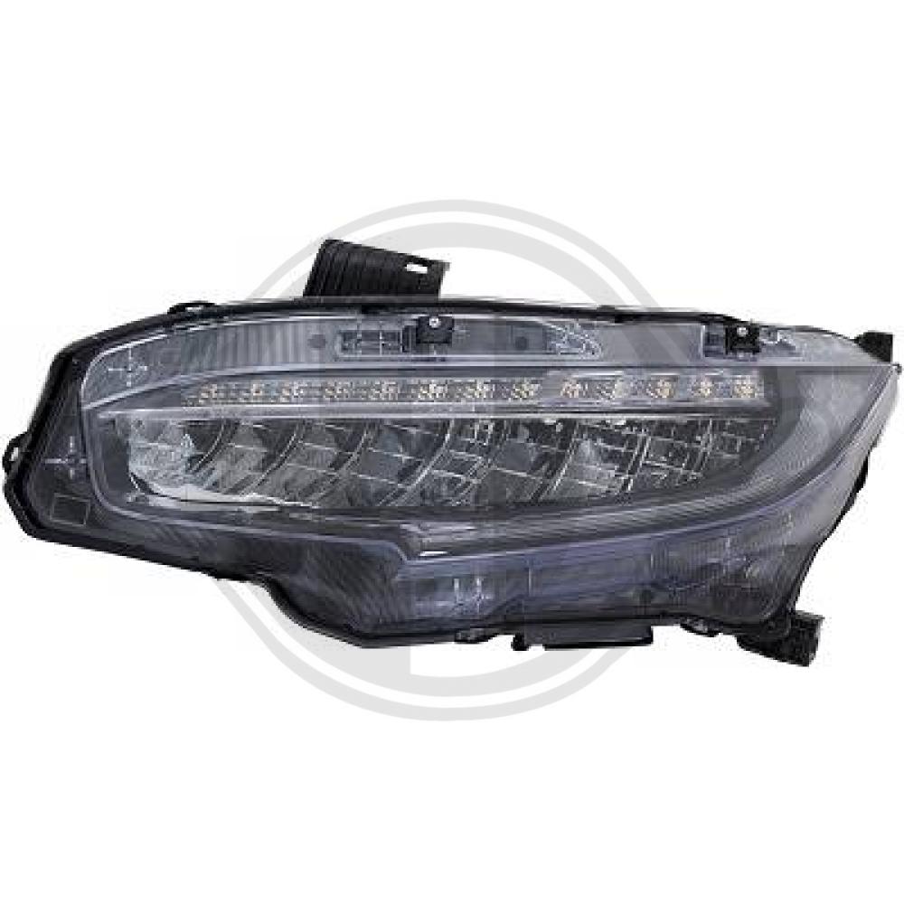 DIEDERICHS Forlygte 5250083 LED venstre for HONDA