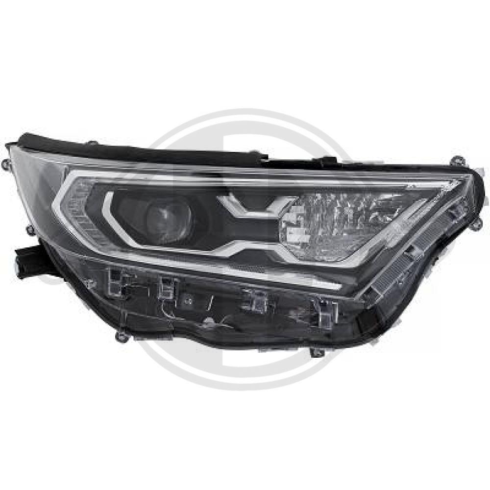 DIEDERICHS Forlygte 6688082 LED højre for TOYOTA