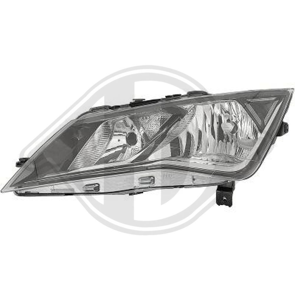 DIEDERICHS Forlygte 7433482 H7/H7 højre for SEAT