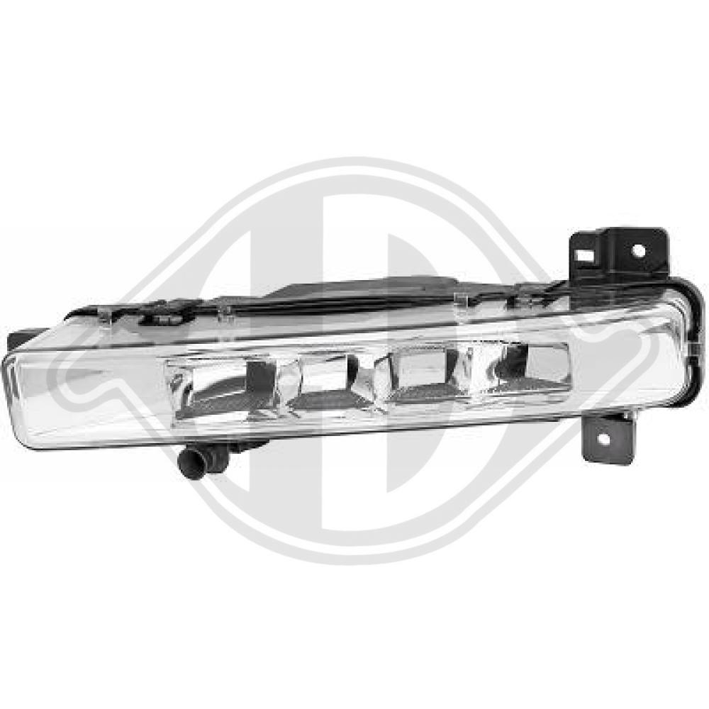 DIEDERICHS Tågelygte 1226389 LED venstre for BMW