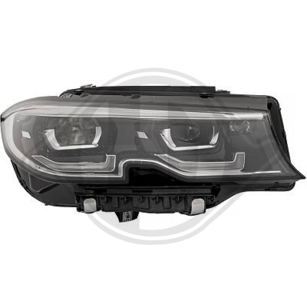 DIEDERICHS Forlygte 1219084 LED højre for BMW