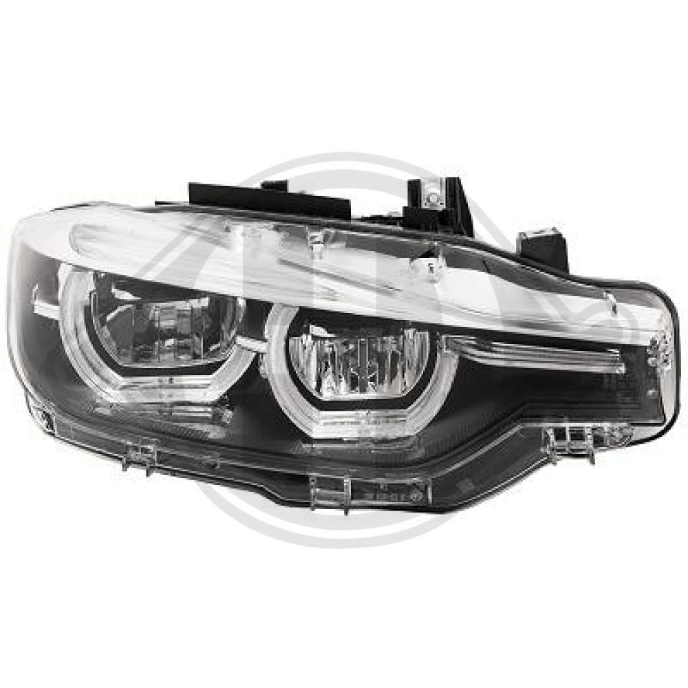 DIEDERICHS Forlygte 1217982 LED højre for BMW