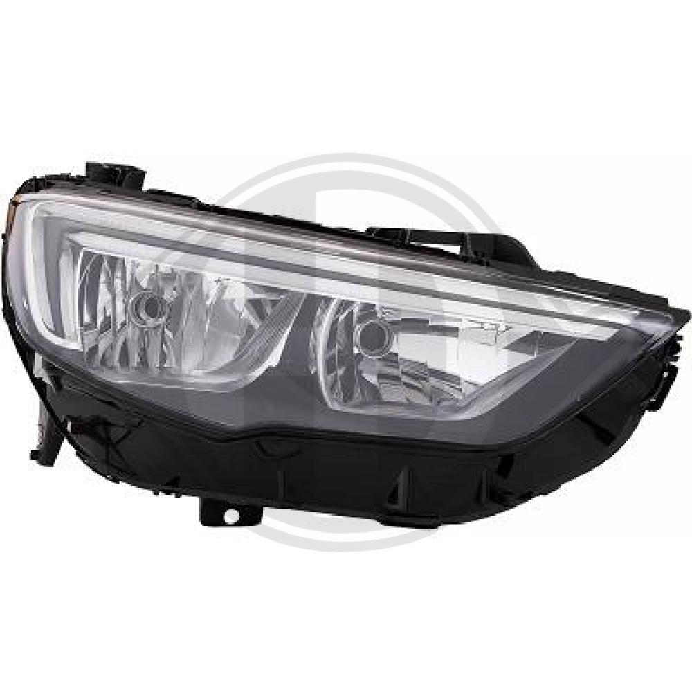 DIEDERICHS Forlygte 1828980 LED højre for OPEL