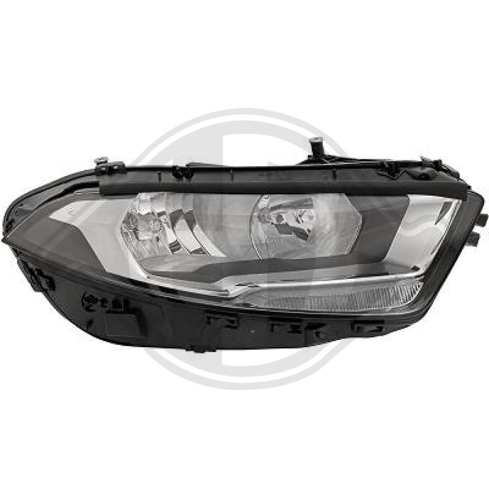 DIEDERICHS Forlygte 1683080 H7/H7 højre for MERCEDES-BENZ