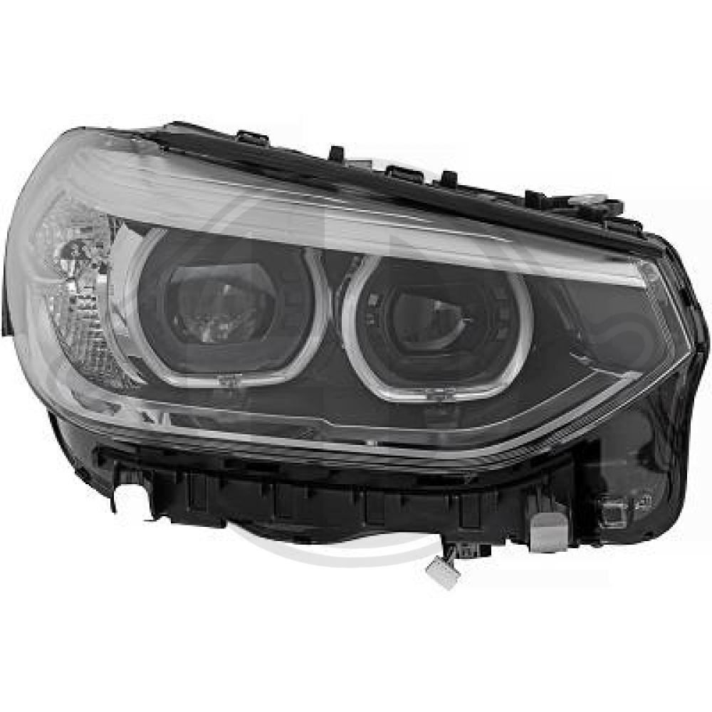 DIEDERICHS Forlygte 1277082 LED højre for BMW