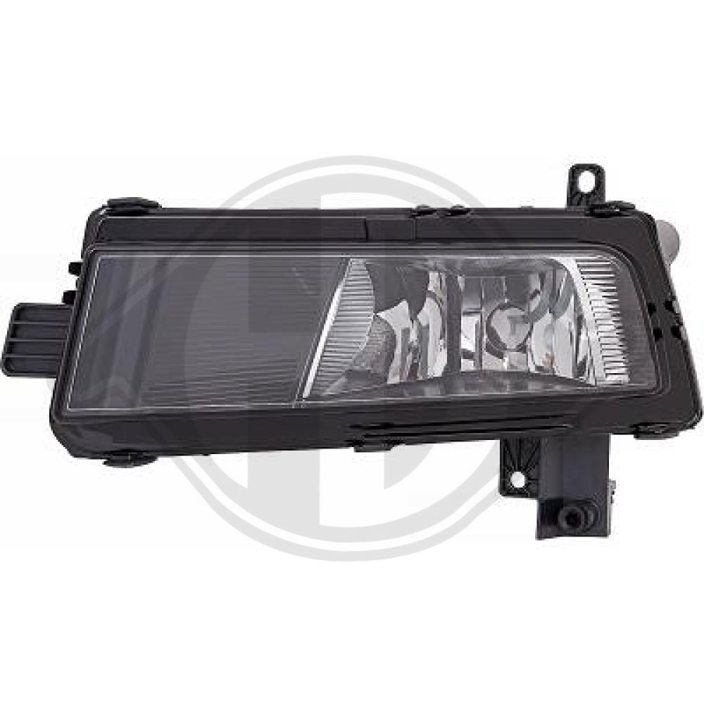 DIEDERICHS Tågelygte 2297189 H11 venstre for VW
