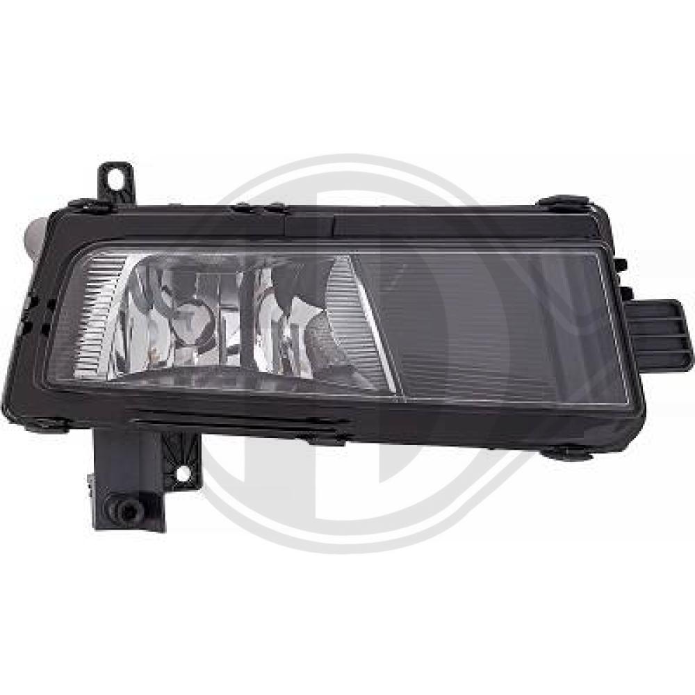 DIEDERICHS Tågelygte 2297188 H11 højre for VW
